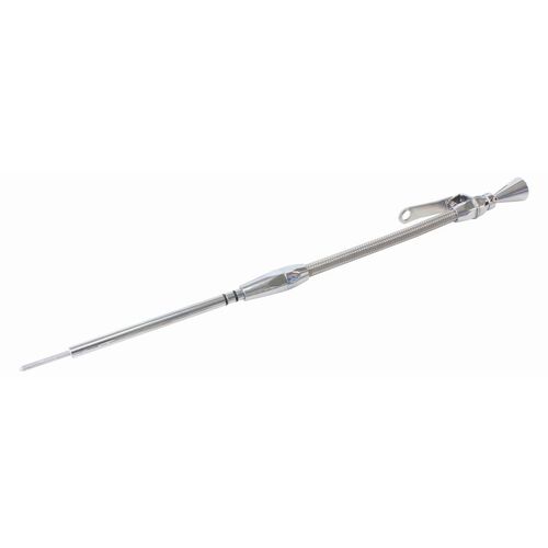 AEROFLOW AF64-2109 STAINLESS STEEL FLEXIBLE ENGINE DIPSTICK FOR SB CHEV V8 D/S