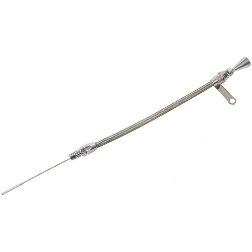 Aeroflow AF64-2123 Chrome Universal Engine Dipstick Can Cut To length 1/4" NPT