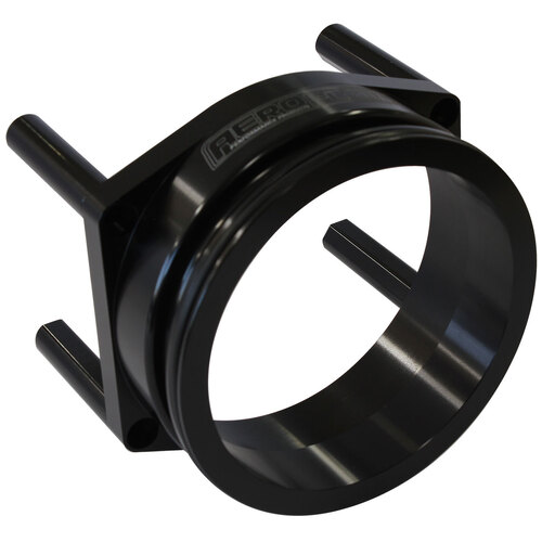 Aeroflow AF64-2272BLK 95mm Throttle Body Intercooler Adapter Black for AF64-2072