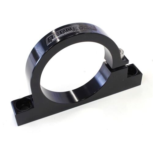Aeroflow AF66-2045BLK Billet Filter Bracket Black Finish for 2″ Surface Mount