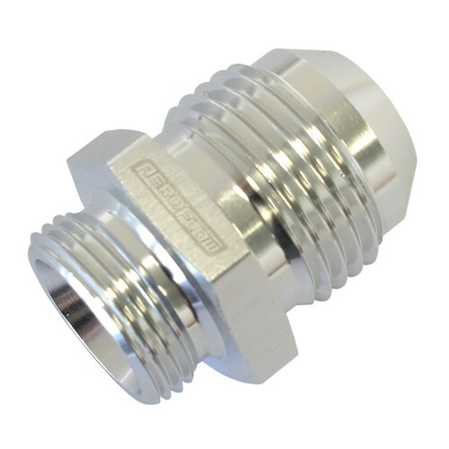 Aeroflow AF708-10-M19S Silver Breather Adapters -10AN Screw in for Nissan RB30