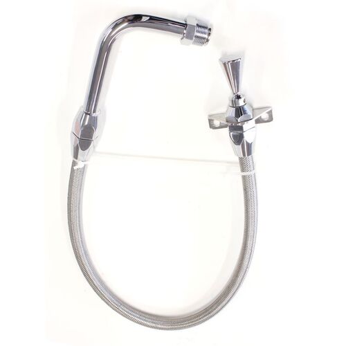 AEROFLOW AF72-2503 FIREWALL MOUNT FLEXI S/STEEL TRANS DIPSTICK FORD C4 PAN FILL