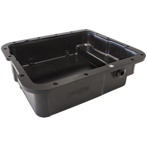 AEROFLOW DEEP TRANSMISSION PAN - COMMODORE / CHEV FOR GM 4L60E & 4L60 (BLACK)