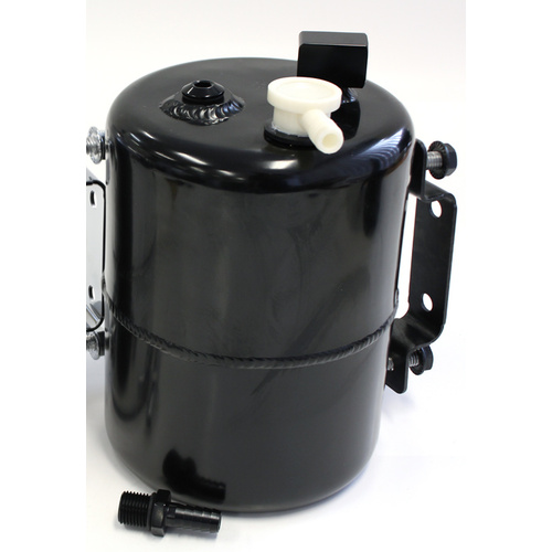 Aeroflow Brake Vacuum Reservoir Tank Black Inc Fittings Mounts AF77-1018