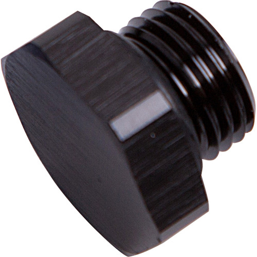 Aeroflow AF814-12BLK ORB Hex Port Plug -12AN Black Finish