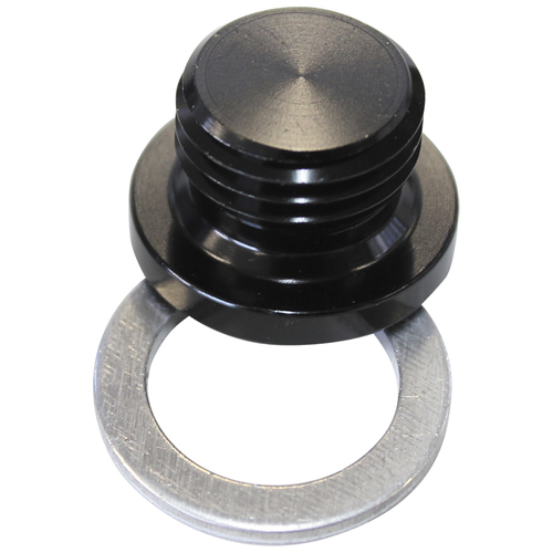 AEROFLOW AF814-M18BLK METRIC PORT PLUG M18 x 1.5 BLACK FINISH