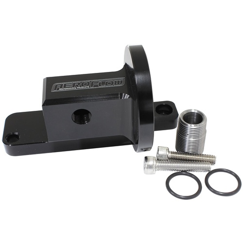 Aeroflow AF82-2022 Bolt On Oil Filter Adapter 90° for GM LS V8 Series Engines