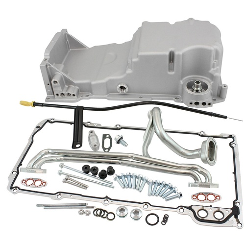 Aeroflow AF82-2305 GM LS V8 Aluminium Standard Front Sump Oil Pan Holden VT - VZ