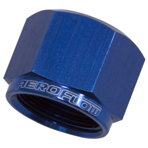 Aeroflow AF820-10 AN Female Flare Cap -10AN Blue Finish