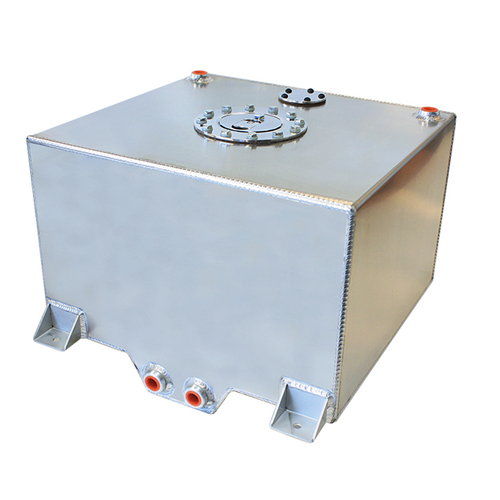 Aeroflow Aluminium 10 Gallon 38L Fuel Cell with Cavity / Sump 38cm x 41cm x 26cm