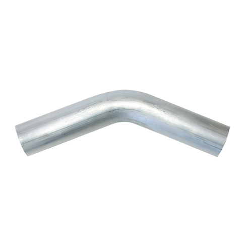 AEROFLOW 45° ALUMINIUM MANDREL BEND 3" 75mm DIA - 1.63mm THICK 140mm LEG 