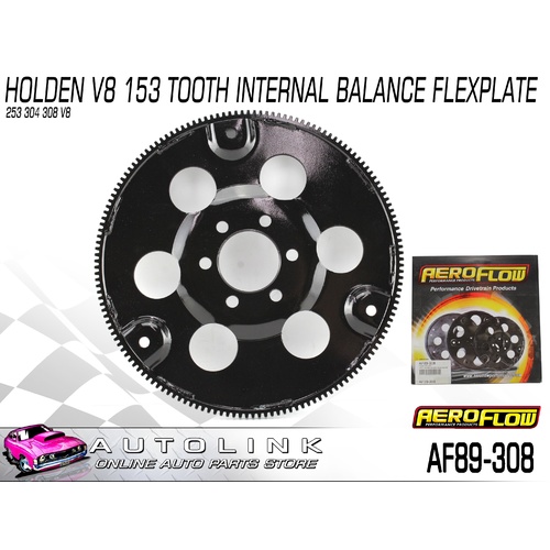 AEROFLOW FLEXPLATE 153 TOOTH NEUTRAL BALANCED FOR HOLDEN 253 - 308 V8 AF89-308