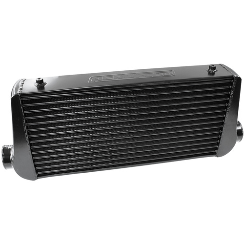 AEROFLOW AF90-1004 BLACK ALUMINIUM INTERCOOLER WITH 3" 600 x 300 x 100mm