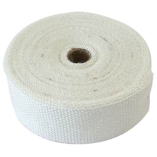 Aeroflow AF91-3001 White Exhaust Insulation Wrap 2" Wide x 50ft Long