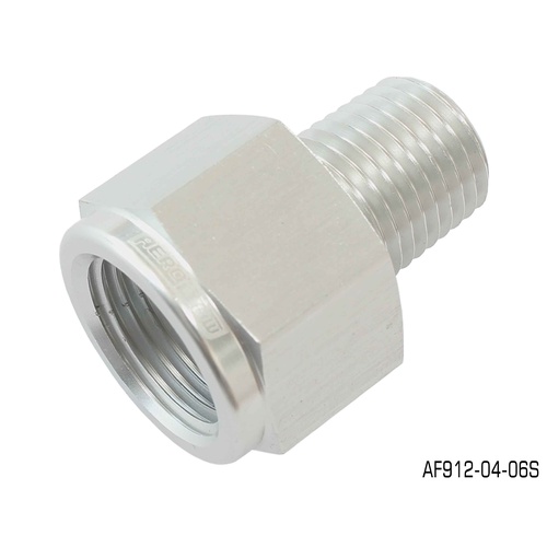 AEROFLOW AF912-04-06S SILVER NPT PIPE EXPANDER REDUCER 1/4" TO 3/8"