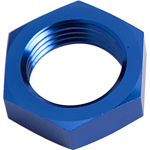 AEROFLOW AF924-04 BLUE BULKHEAD NUT -4AN - SOLD AS EACH
