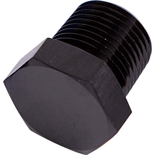 AEROFLOW AF933-06BLK BLACK 3/8" NPT BLOCK OFF PLUG HEX HEAD ALLOY x1