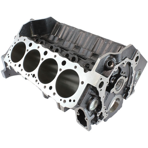 Aeroflow AF96-1002 Cast S/B Chev Engine Block 4.125" Bore 9.025" Deck 4 Bolt Cap
