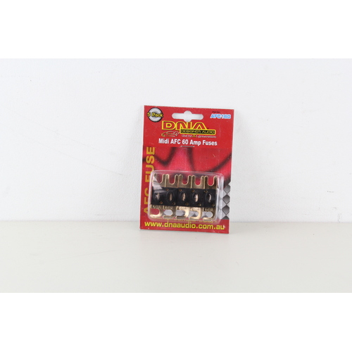 DNA MIDI AFC FUSE 60 AMP 5 PACK - IDEAL FOR HIGH CURRENT APPLICATIONS ( AFC140 )