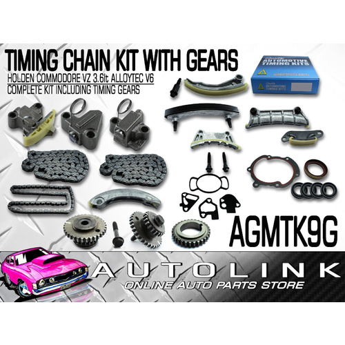 Genuine Timing Chain Kit with Gears for Holden VZ Adventra & Crewman 3.6L V6
