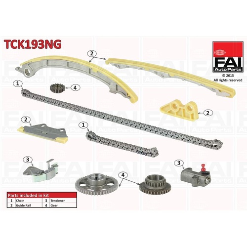 AUSTRAL AHOTK26G TIMING CHAIN KIT WITH GEARS FOR HONDA 2.4L K24Z ENGINE