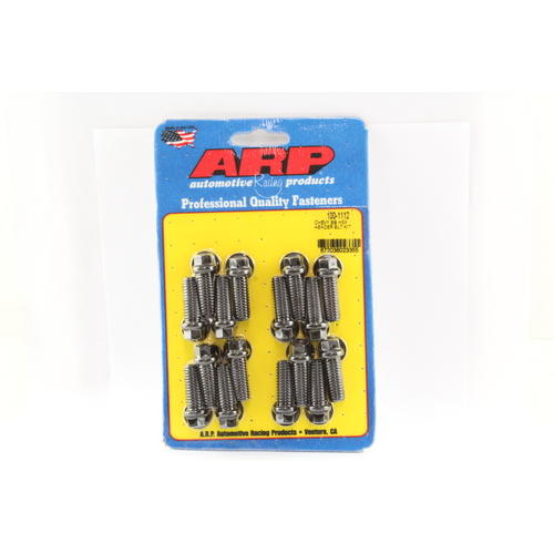 ARP Exhaust Header Bolt Kit for Big Block Chev 3/8" x 1" Long x16 AR100-1112