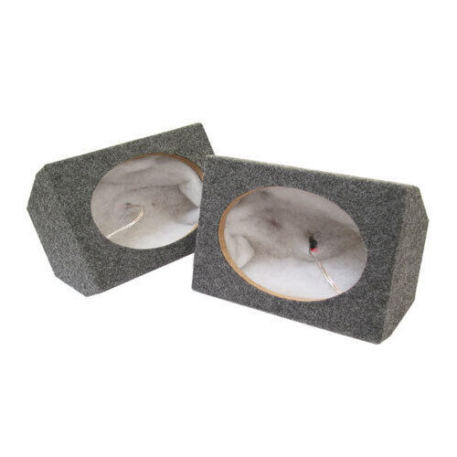 DNA ASC691 SPEAKER BOXS 6x9" MDF GREY CARPET PAIR