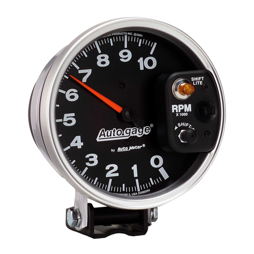 AUTOMETER AUTO GAGE MONSTER TACHOMETER WITH SHIFT-LITE 5" PEDESTAL MNT AU233903