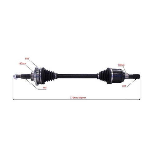 DRIVE SHAFT ASSEMBLY LEFT B1038 FOR FORD FG 6cyl TURBO & V8 MODELS SEDAN & UTE