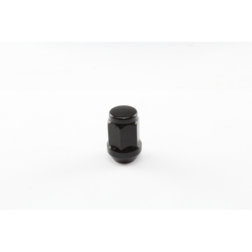 NICE BLACK WHEEL NUT 1/2" THREAD 60° TAPER, 19mm HEX ( B219B ) x1