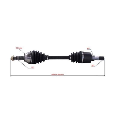 Front Driveshaft B889 for Ford Focus 1.8L Auto Left L/H/S 2002 - 2005