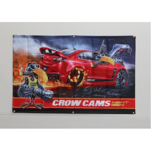 Crow Cams Holden GTS Drag Banner With Crow Logo Size 1500 x 900mm BANNER-HOLDEN