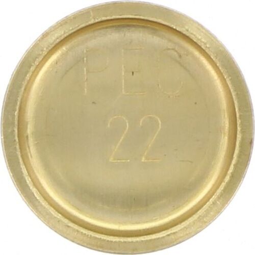 BRASS WELCH PLUGS CUP TYPE 22mm BC22MM - SOLD AS x10