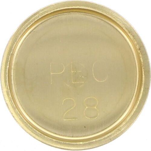 BRASS WELCH PLUGS CUP TYPE 28mm BC28MM - SOLD AS x10