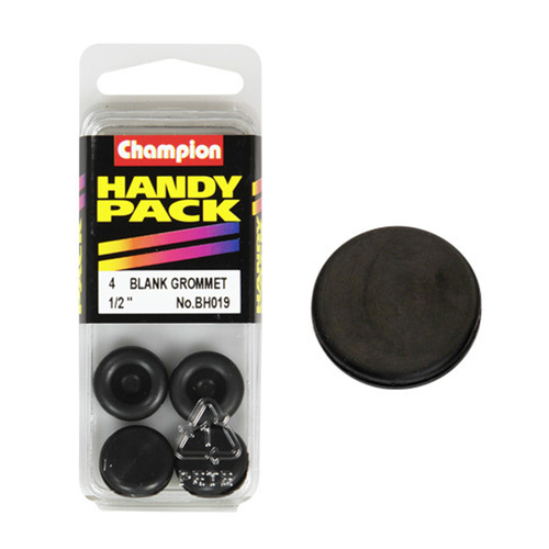 Champion Fasteners BH019 Rubber Blanking Grommets 1/2 in. Pack of 4