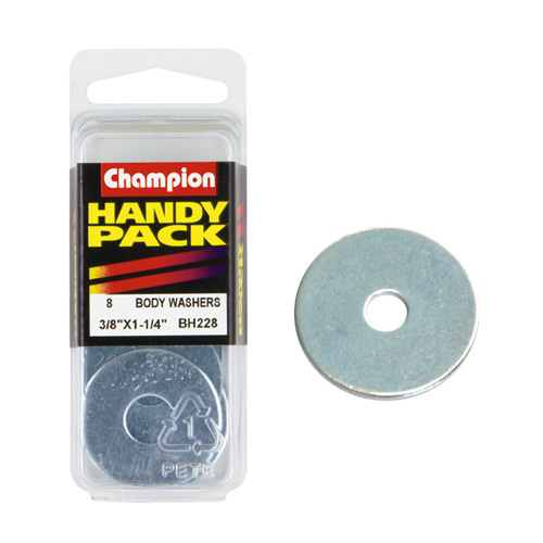 CHAMPION FASTENERS BH228 PANEL BODY WASHERS 3/8" x 1-1/4" PACK OF 8