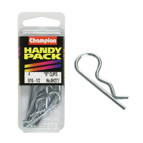 CHAMPION FASTENERS BH272 SHAFT R CLIPS 5/16" x 1/2" PACK OF 4