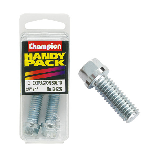 CHAMPION FASTENERS BH296 MANIFOLD STUD BOLT 3/8" x 1" UNC PACK OF 2