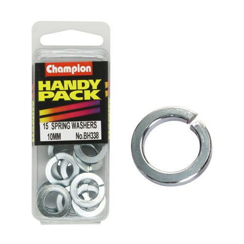 CHAMPION FASTENERS BH338 SPRING WASHERS 10mm PACK OF 15