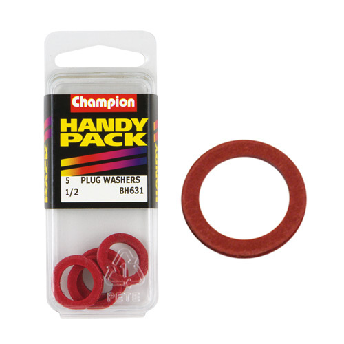 CHAMPION FASTENERS BH631 SUMP PLUG FIBRE WASHERS 1/2" x 3/4" PACK OF 5