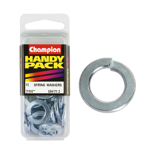 CHAMPION FASTENERS BH713 SPRING WASHERS 7/16" PACK OF 12