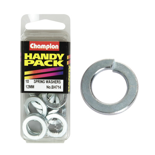 CHAMPION FASTENERS BH714 METRIC SPRING WASHERS 12mm PACK OF 10