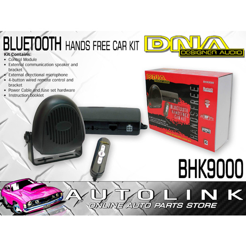 DNA BLUETOOTH HANDSFREE CAR KIT - PAIR UP TO 4 MOBILE PHONES , 4 BUTTON REMOTE 