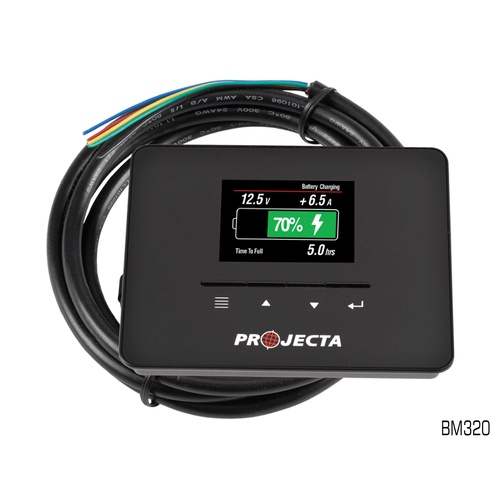 PROJECTA SMART BATTERY DIGITAL GAUGE METER 12 VOLT WITH VOLTAGE ALARM BM320 