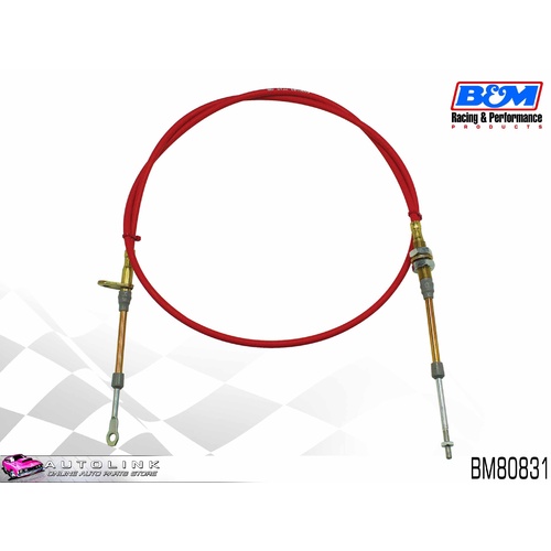 B&M BM80831 3ft SUPER DUTY RACE SHIFTER CABLE - EYELET / THREAD ENDS