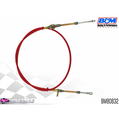 B&M 4FT SUPER DUTY RACE SHIFTER CABLE - EYELET / THREAD ENDS BM80832 