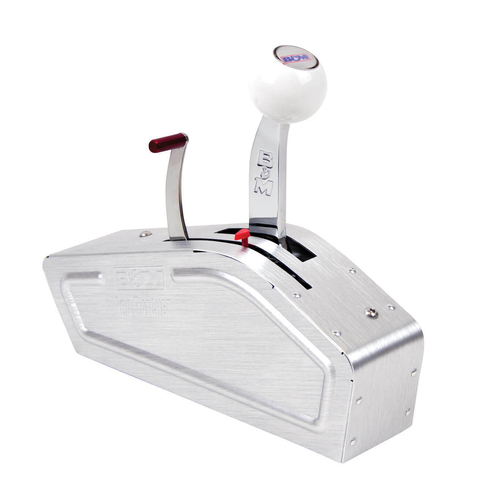 B&M 80840 2 Speed Pro Ratchet Race Shifter for GM Powerglide Brushed Alloy