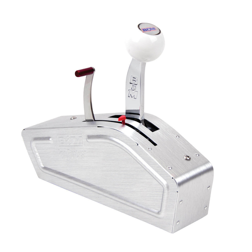 B&M BM80840 Pro Ratchet 2 Speed Race Shifter for GM Powerglide Brushed Alloy