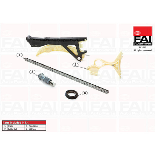 Nason BMWTK02 Timing Chain Kit for BMW 116i E87 1.6L N45B16 2004 - 2/2008