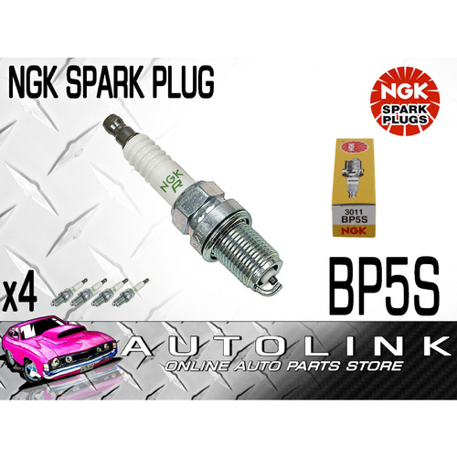 NGK BP5S SPARK PLUGS - WORLD LEADER IN SPARK PLUG TECHNOLOGY x4